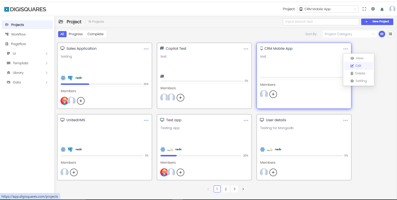 Project Dashboard
